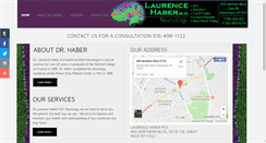 Desktop Screenshot of laurencehabermd.com