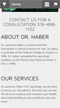 Mobile Screenshot of laurencehabermd.com